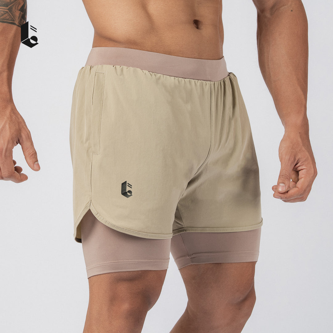 DualMotion Performance Short Pants - Black/Dark Grey/Light Grey/Burgundy/Khaky