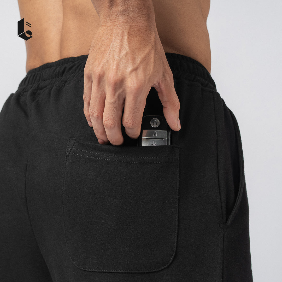 Classic Loose Pants - Black/Dark Grey
