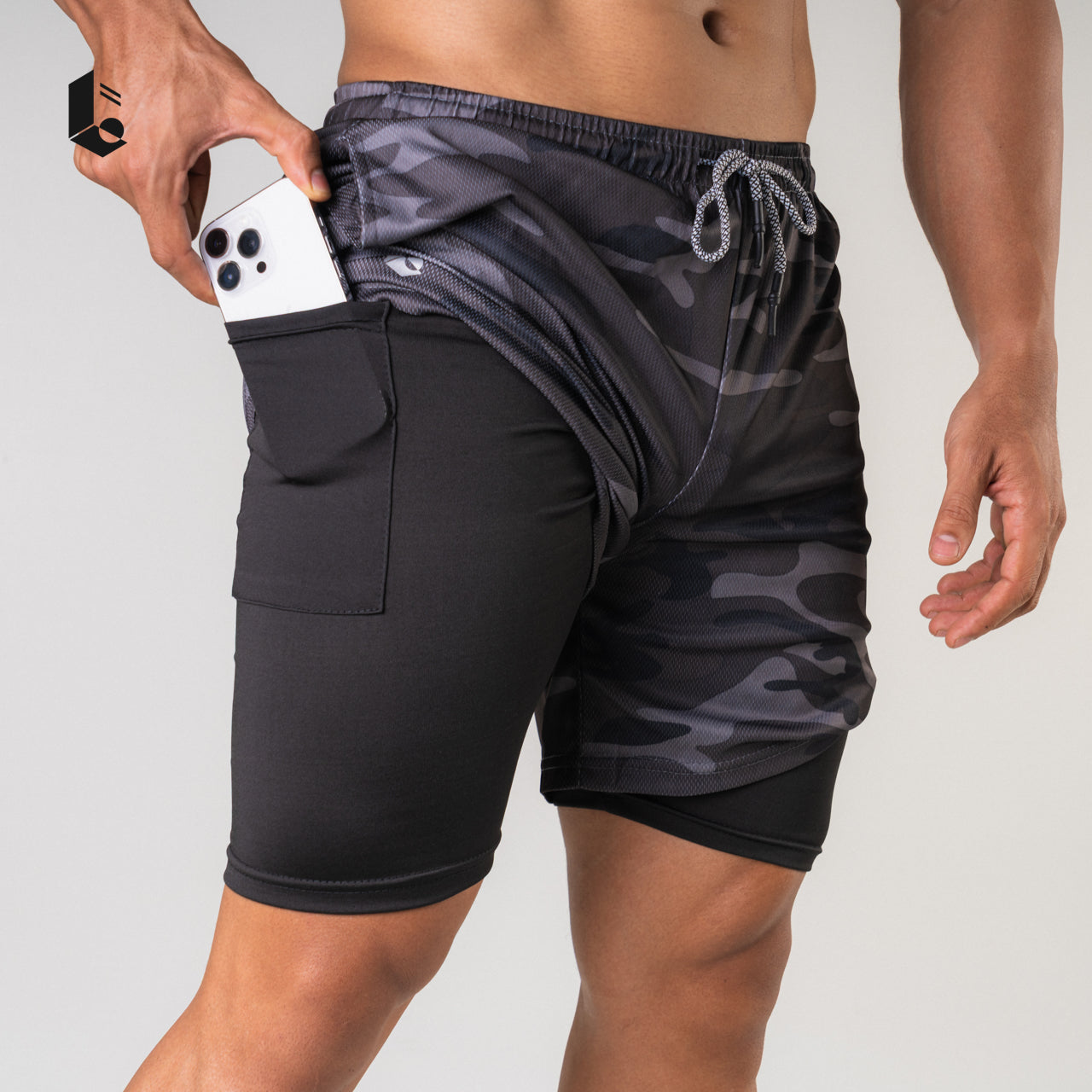 Tracka 2-In-1 Short / Short Legging - Camouflage