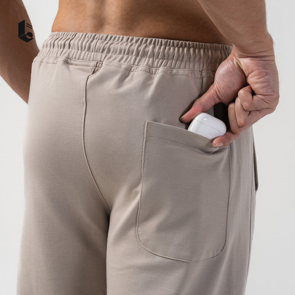 Structra Straight Leg Pants - Jet Black/Taupe/Charcoal Grey/Cream/Dark Coffee