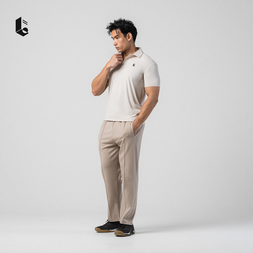 Structra Straight Leg Pants - Jet Black/Taupe/Charcoal Grey/Cream/Dark Coffee
