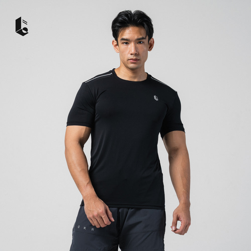 Stride Performance Short Sleeve - Jet Black/Pure White