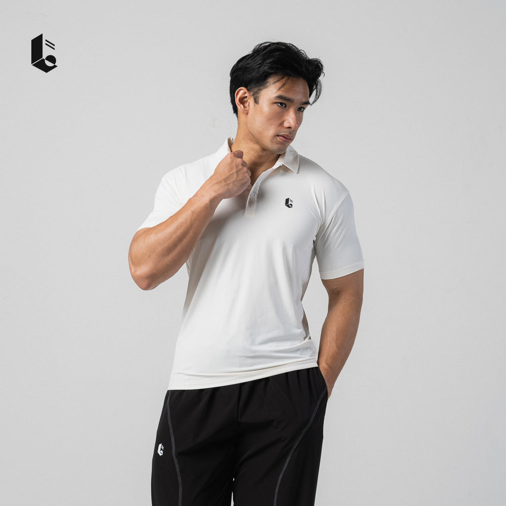 CoolSkin Polo Short Sleeve - Jet Black/Pure White/Navy Blue/Khaki