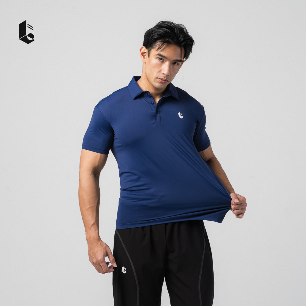 CoolSkin Polo Short Sleeve - Jet Black/Pure White/Navy Blue/Khaki