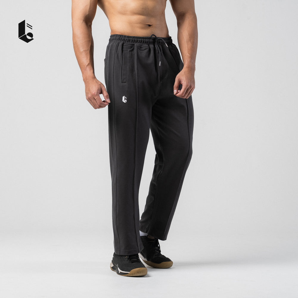 Structra Straight Leg Pants - Jet Black/Taupe/Charcoal Grey/Cream/Dark Coffee