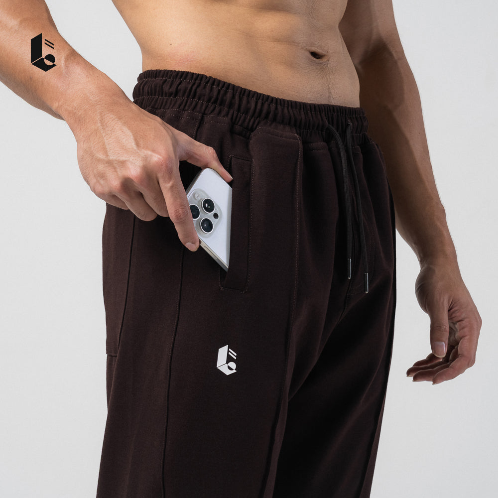 Structra Straight Leg Pants - Jet Black/Taupe/Charcoal Grey/Cream/Dark Coffee