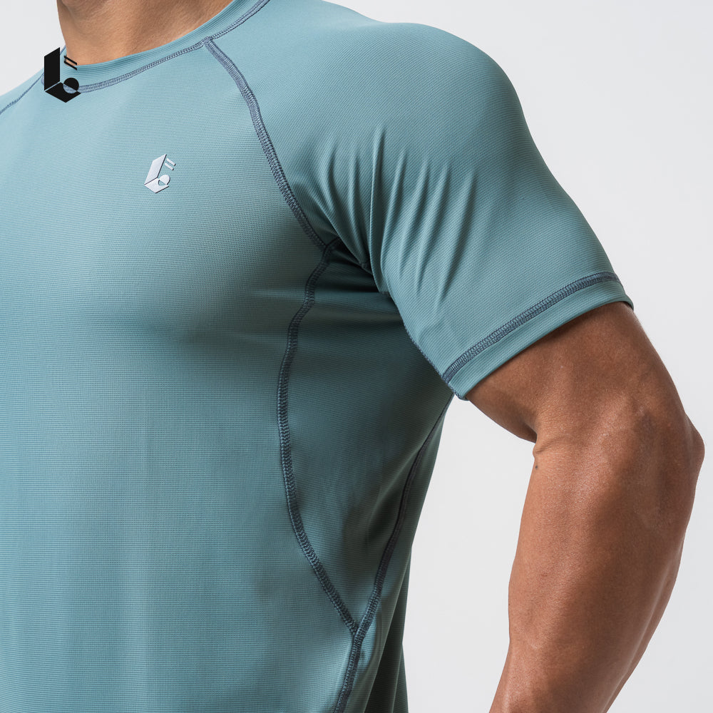 CoreWeave Performance Tee - Slate Grey/Dusty Teal/Burgundy/Taupe Brown/Ivory White