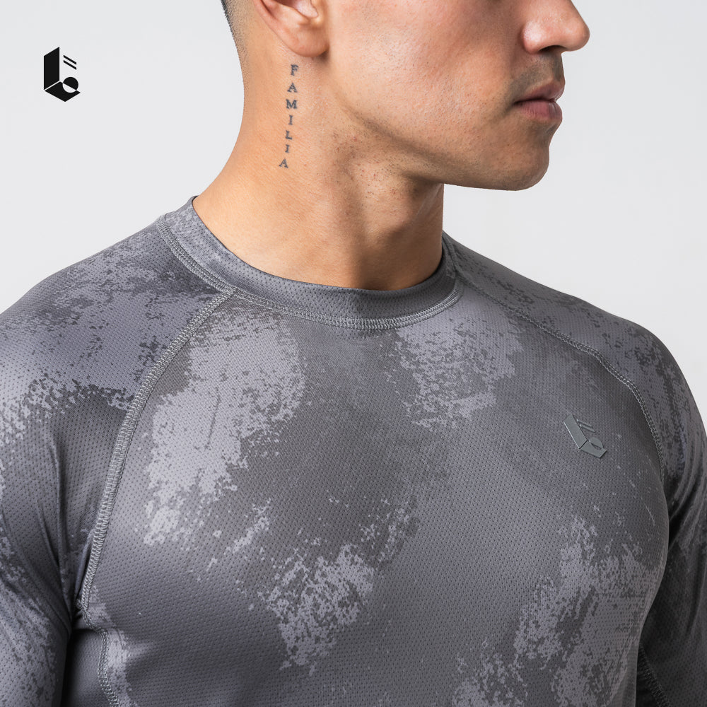 Stealth Performance Tee - Jet Black/Charcoal Grey/Light Grey