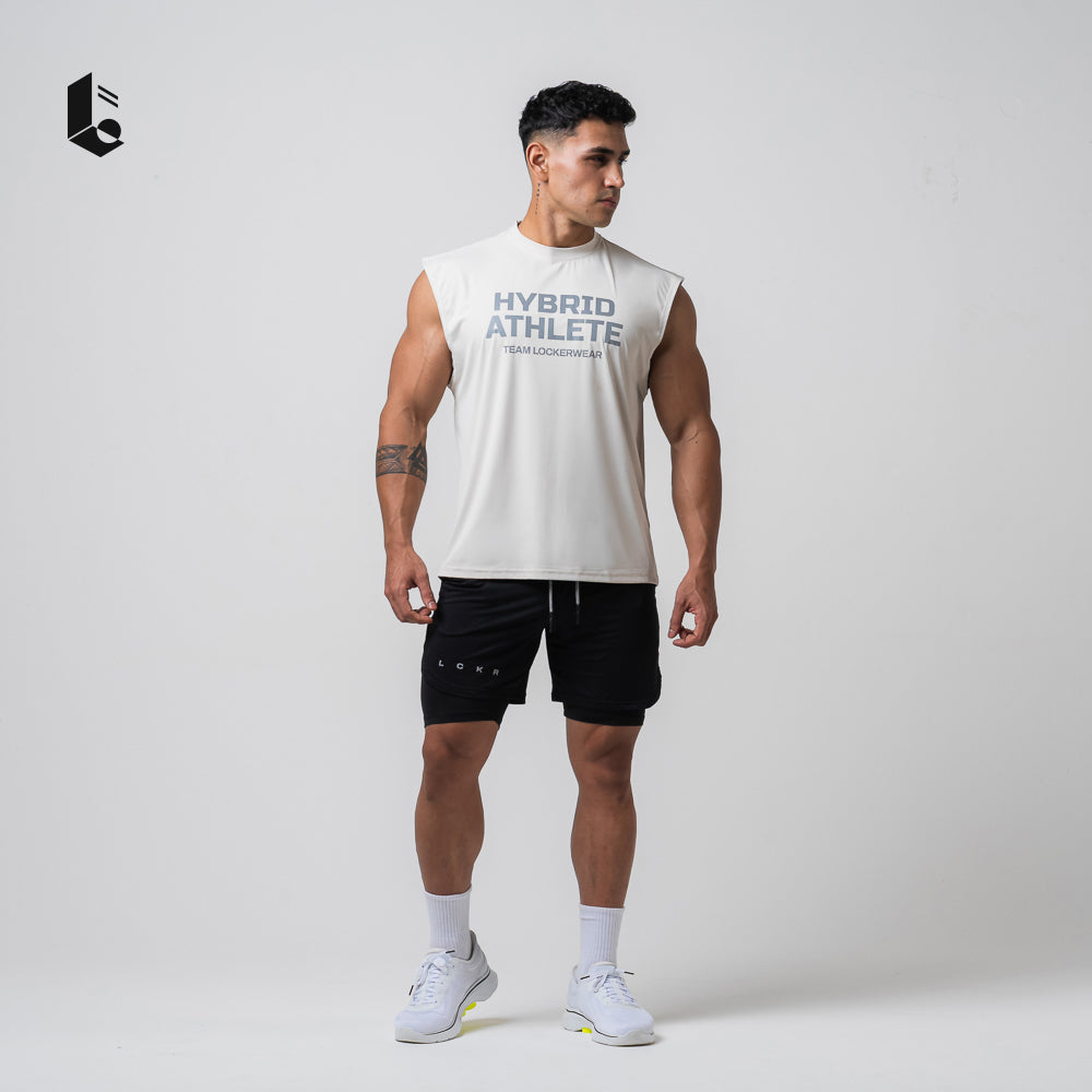 Hybrid Performance Sleeveless - Jet Black/Slate Grey/Burgundy/Taupe Brown/Ivory White