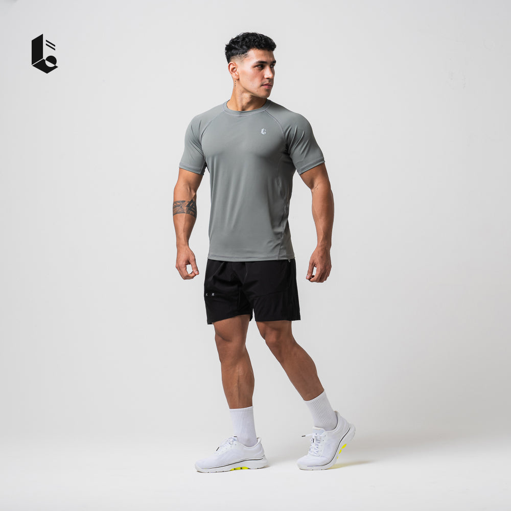 CoreWeave Performance Tee - Slate Grey/Dusty Teal/Burgundy/Taupe Brown/Ivory White