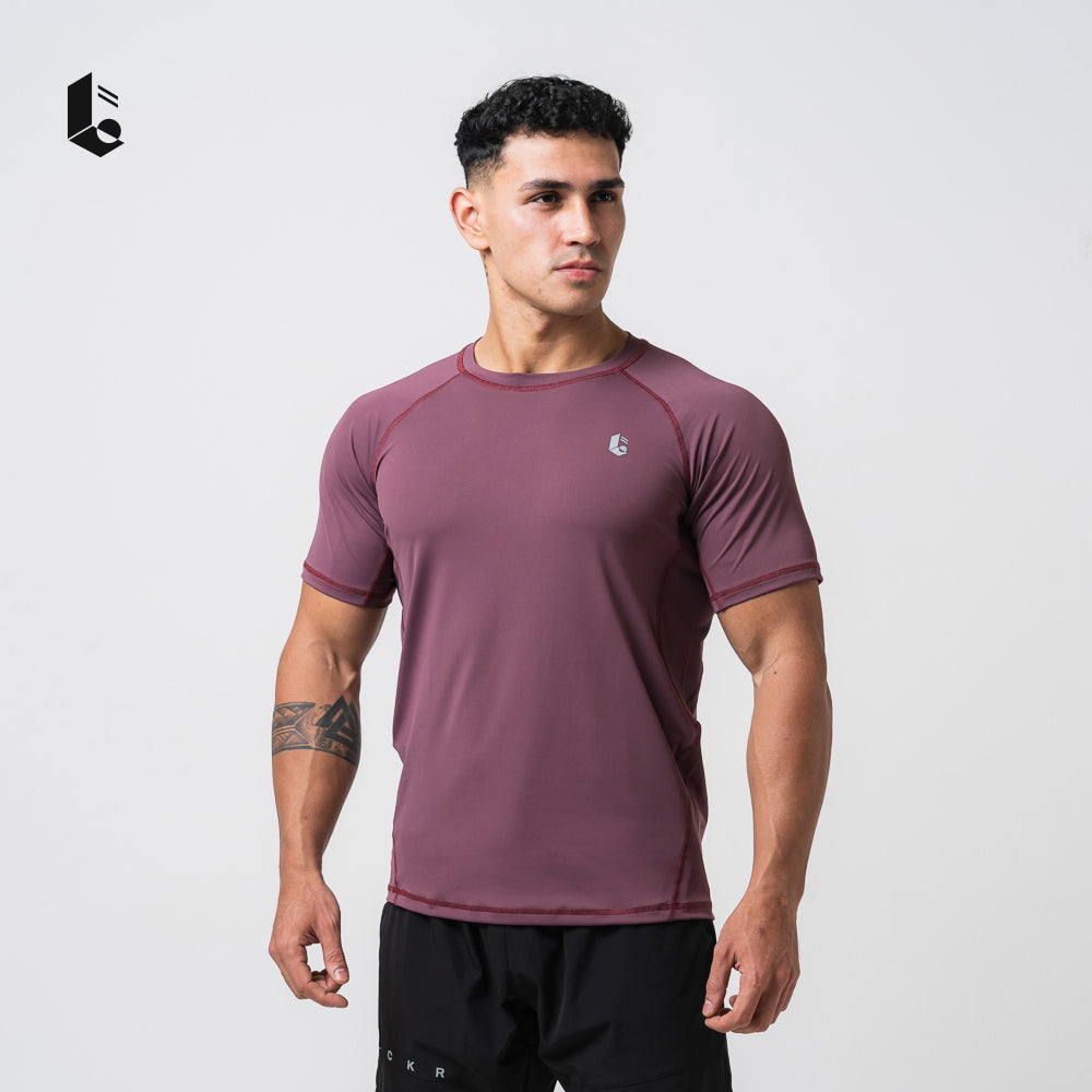 CoreWeave Performance Tee - Slate Grey/Dusty Teal/Burgundy/Taupe Brown/Ivory White