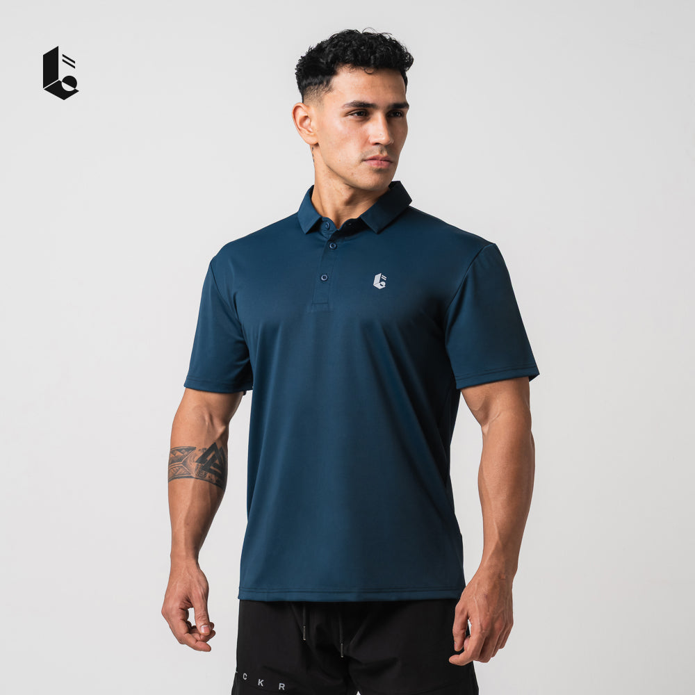 Struct-Flex Polo Short Sleeve - Jet Black/Ash Grey/Mocha Sand/Midnight Blue/Slate Teal