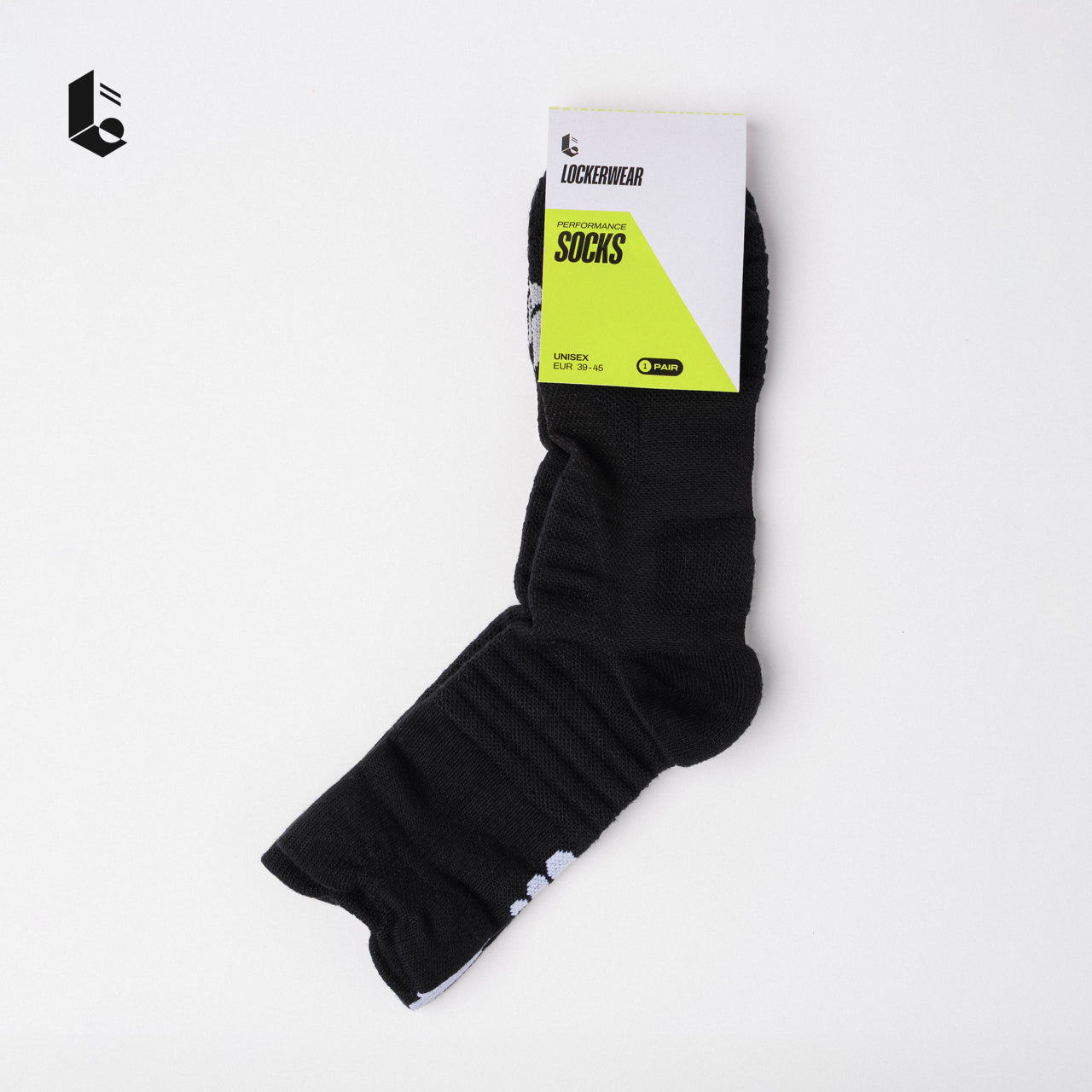 Breeze Performance Crew Socks - Monochrome