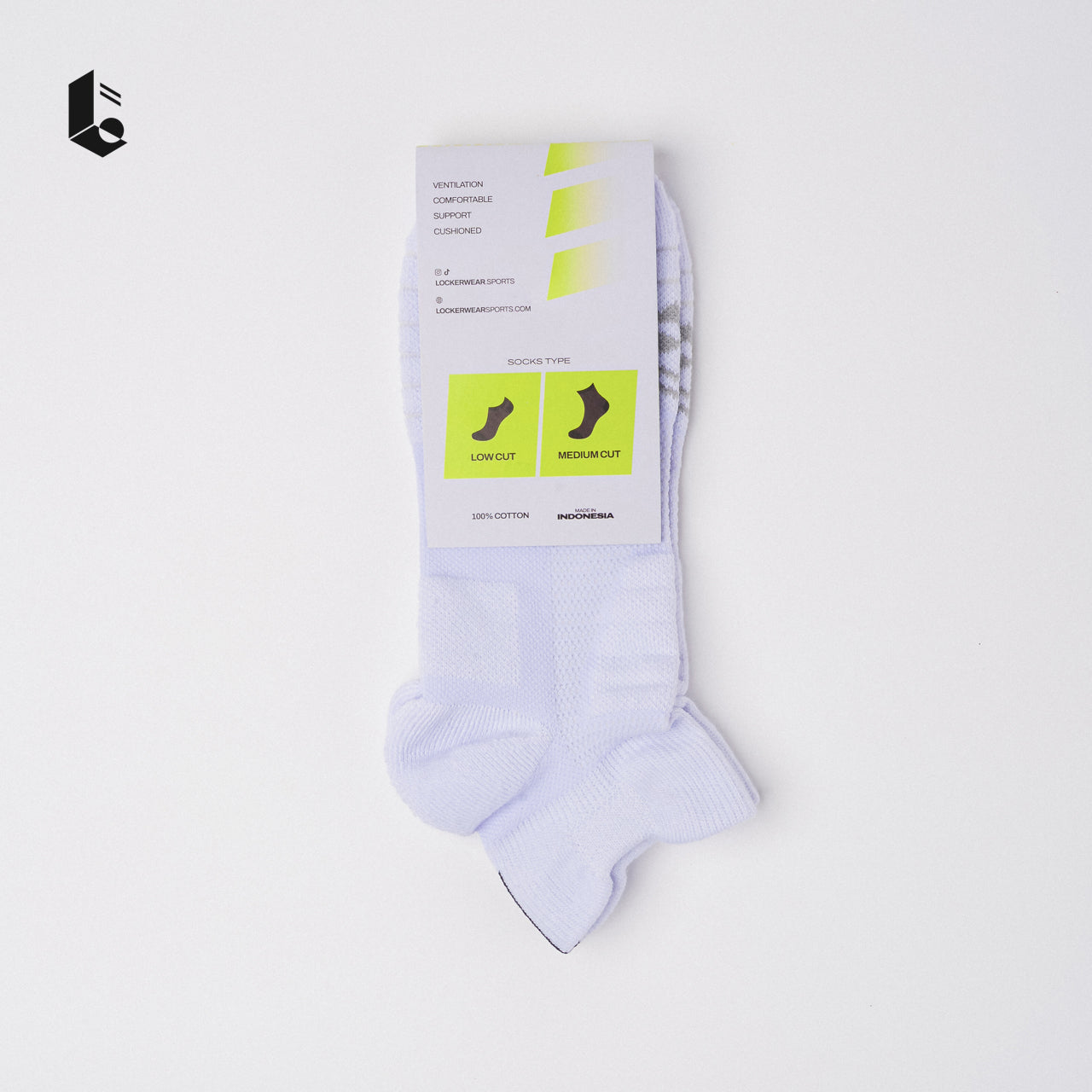 Breeze Performance Ankle Socks - Monochrome