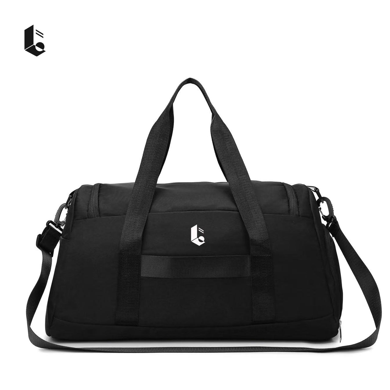 Trail Duffle Bag - Black/Light Grey
