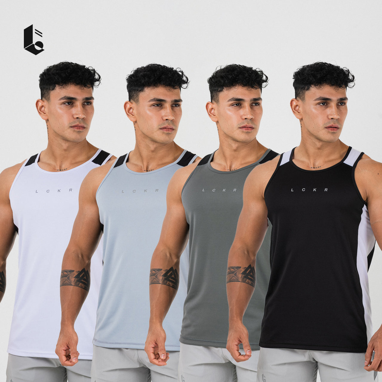 DualCore Mesh Tank Top - Monochrome