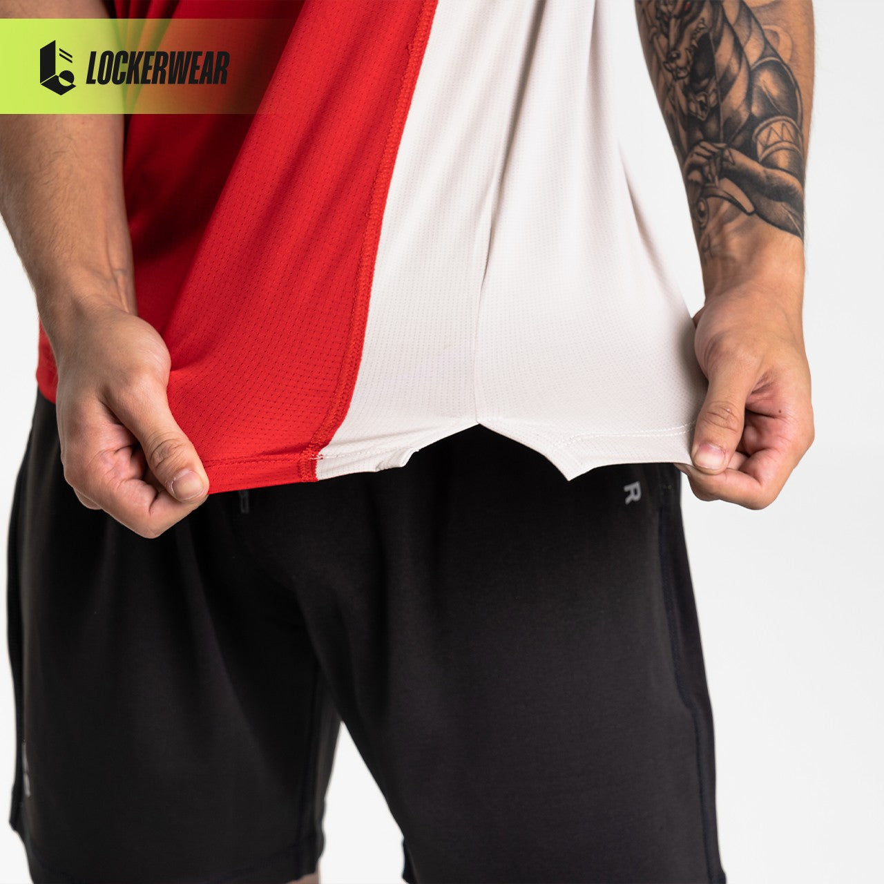 DualFlex Sleeveless Muscle Tank - Scarlet