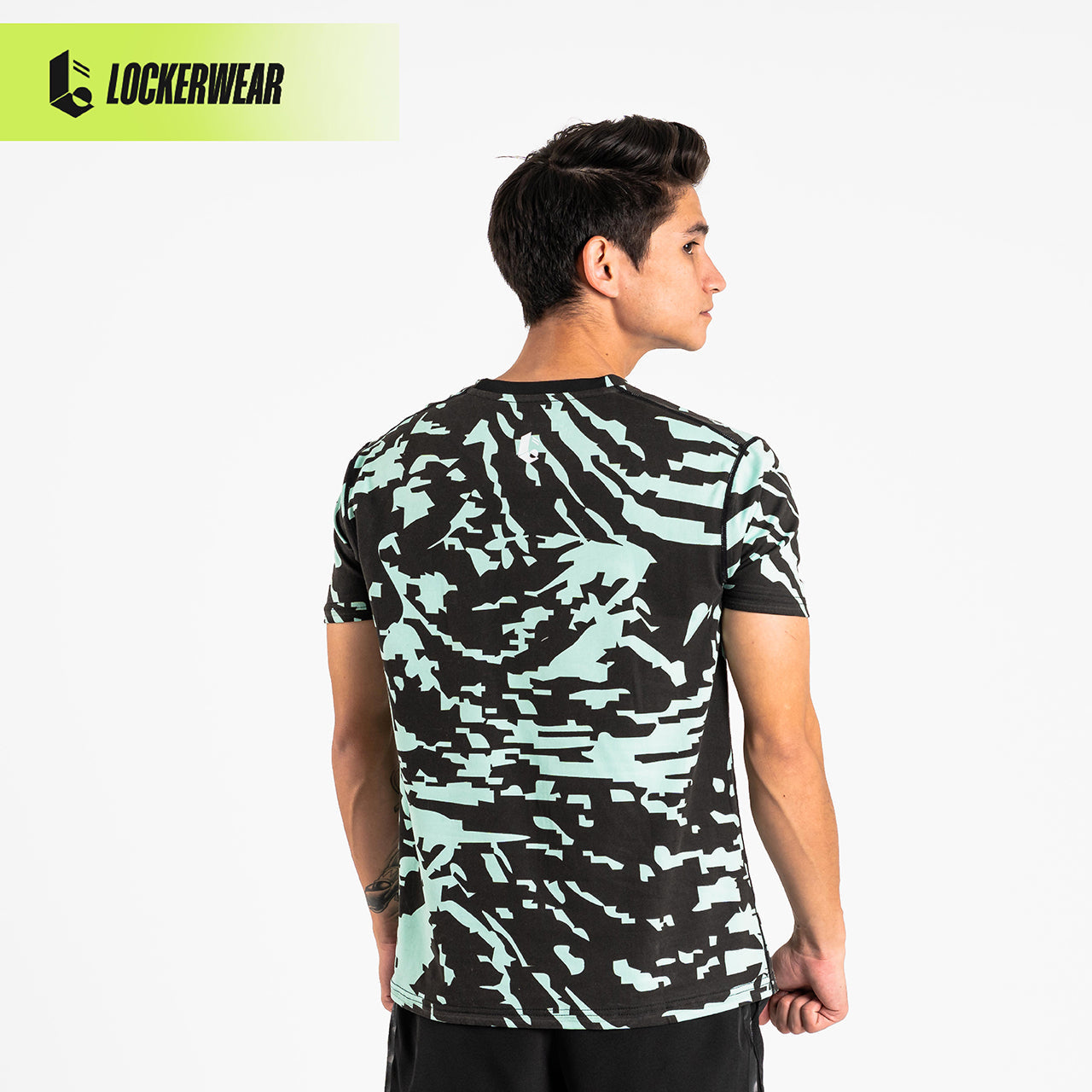 Battlescarred Mesh Short Sleeve - Mint/Grey/Light Blue