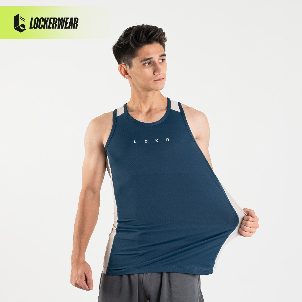 DualCore Mesh Tank Top - Poseidon