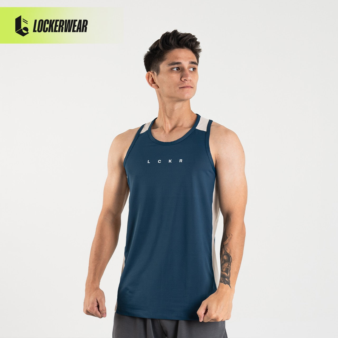 DualCore Mesh Tank Top - Poseidon