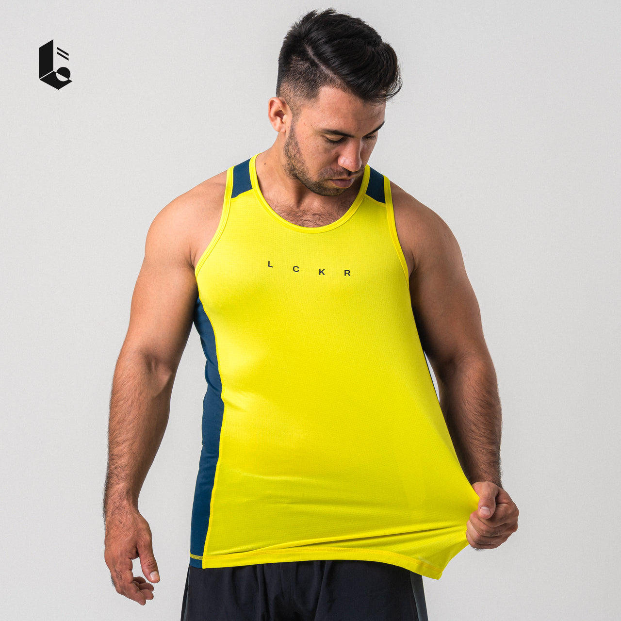 DualCore Mesh Tank Top - Lemon