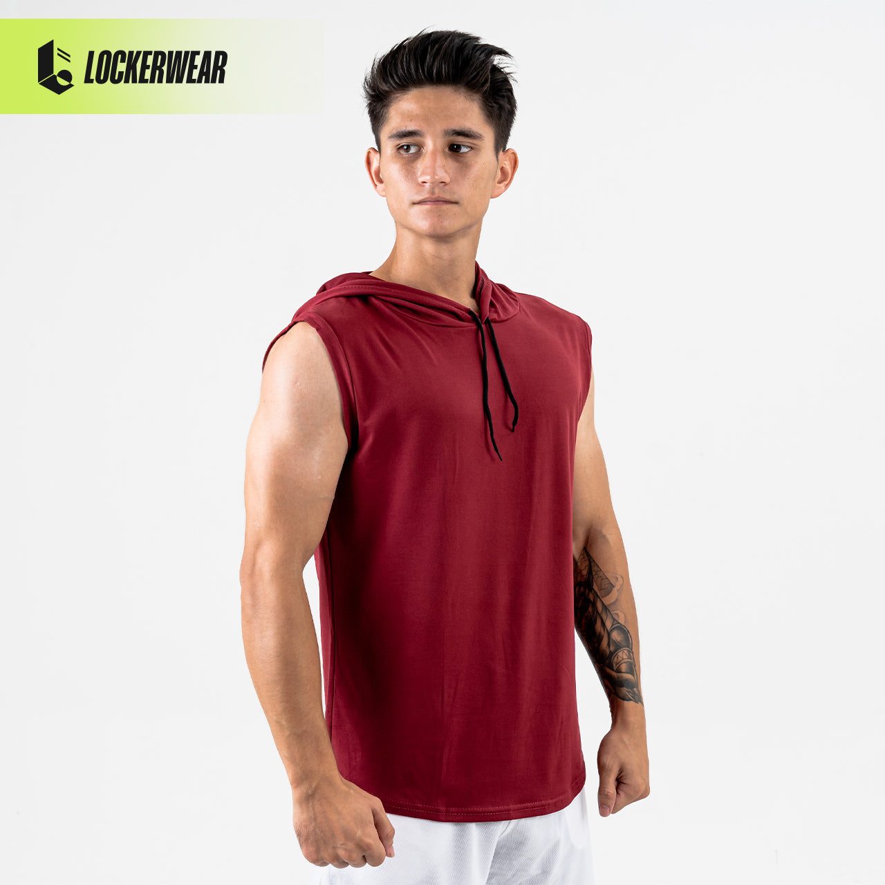 Hypercotton Hoodie Sleeveless - Navy/Fog Blue/Cream/Maroon/Dark Green