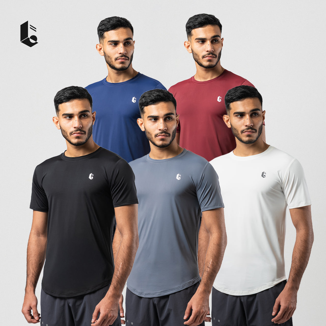 CoolSkin Short Sleeve Tee - Jet Black/Pure White/Slate Grey/Navy Blue/Maroon/Ice Blue