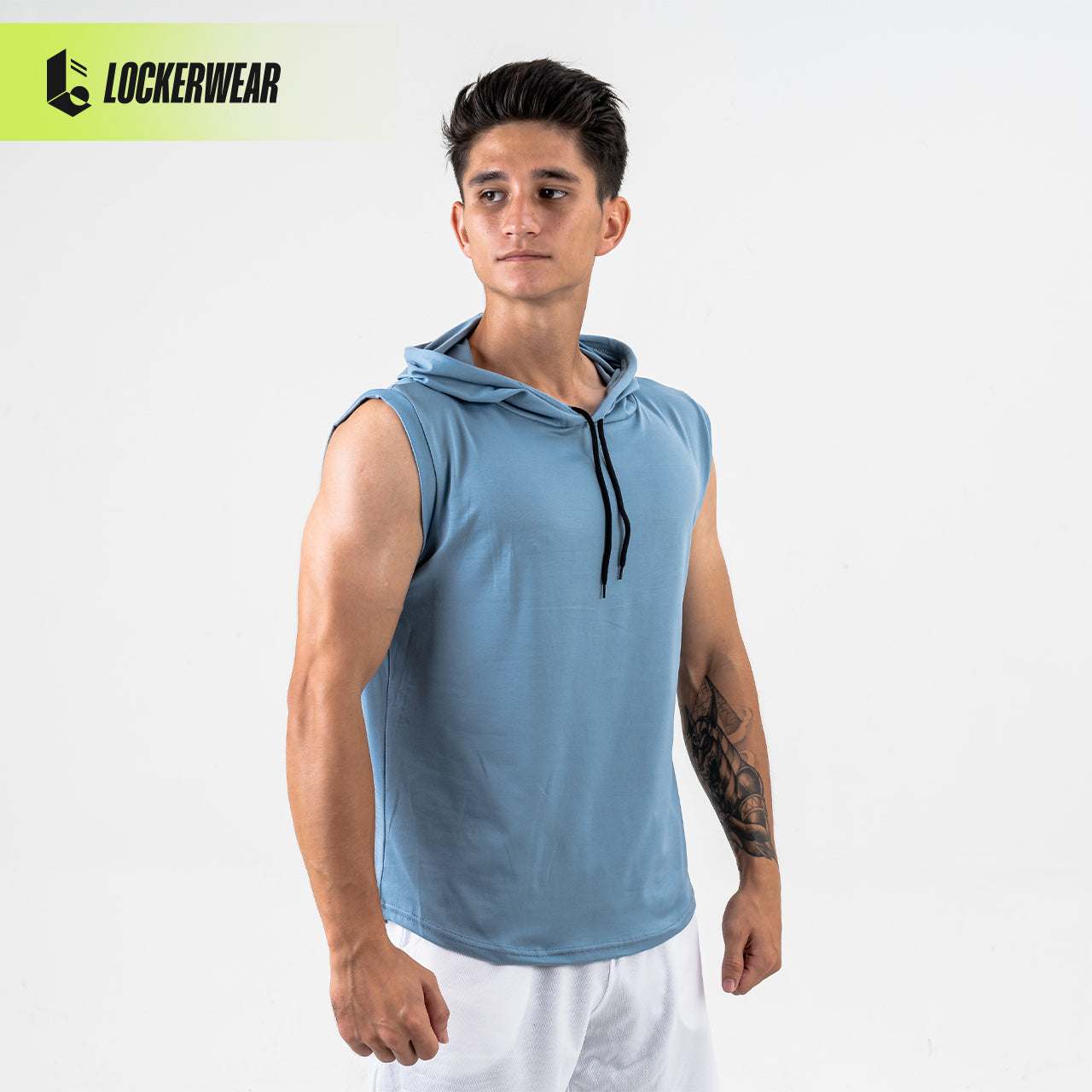 Hypercotton Hoodie Sleeveless - Navy/Fog Blue/Cream/Maroon/Dark Green