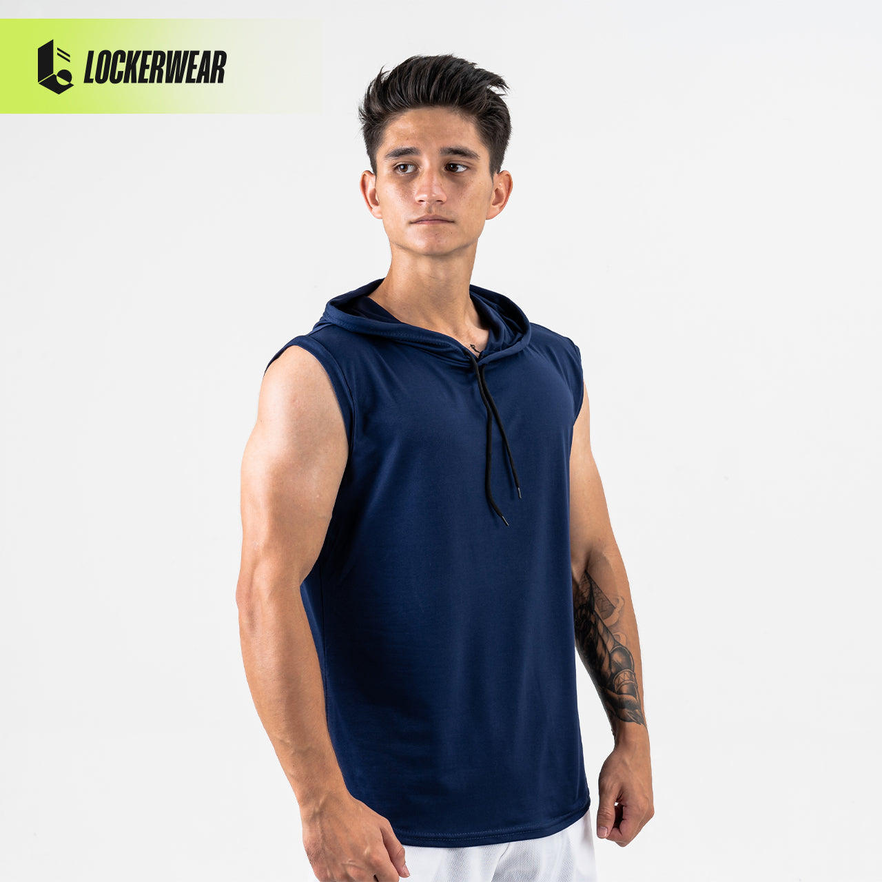 Hypercotton Hoodie Sleeveless - Navy/Fog Blue/Cream/Maroon/Dark Green