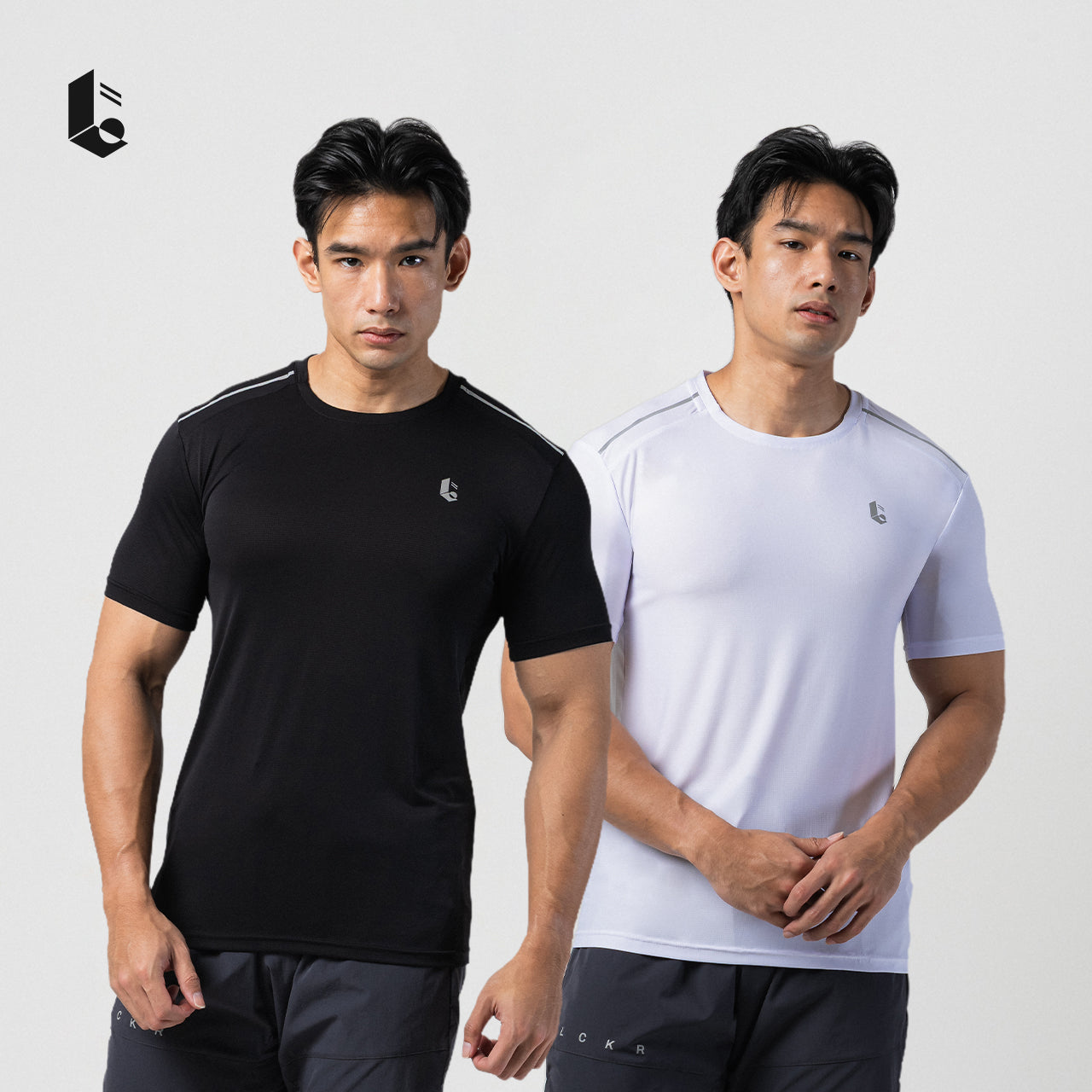 Stride Performance Short Sleeve - Jet Black/Pure White