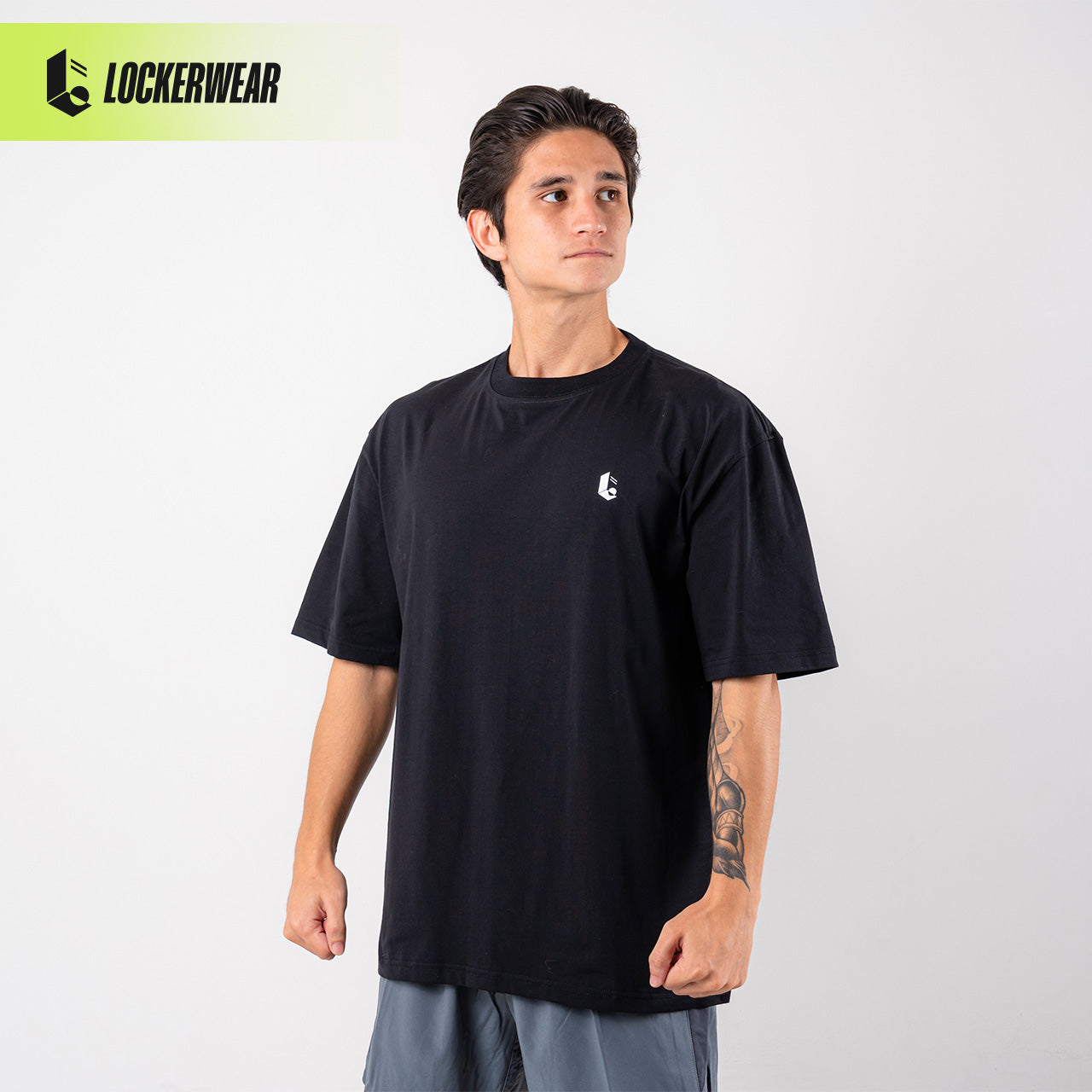 CottonFlex Oversized Tee - Black/White/Steel Blue/Navy/Grey/Red