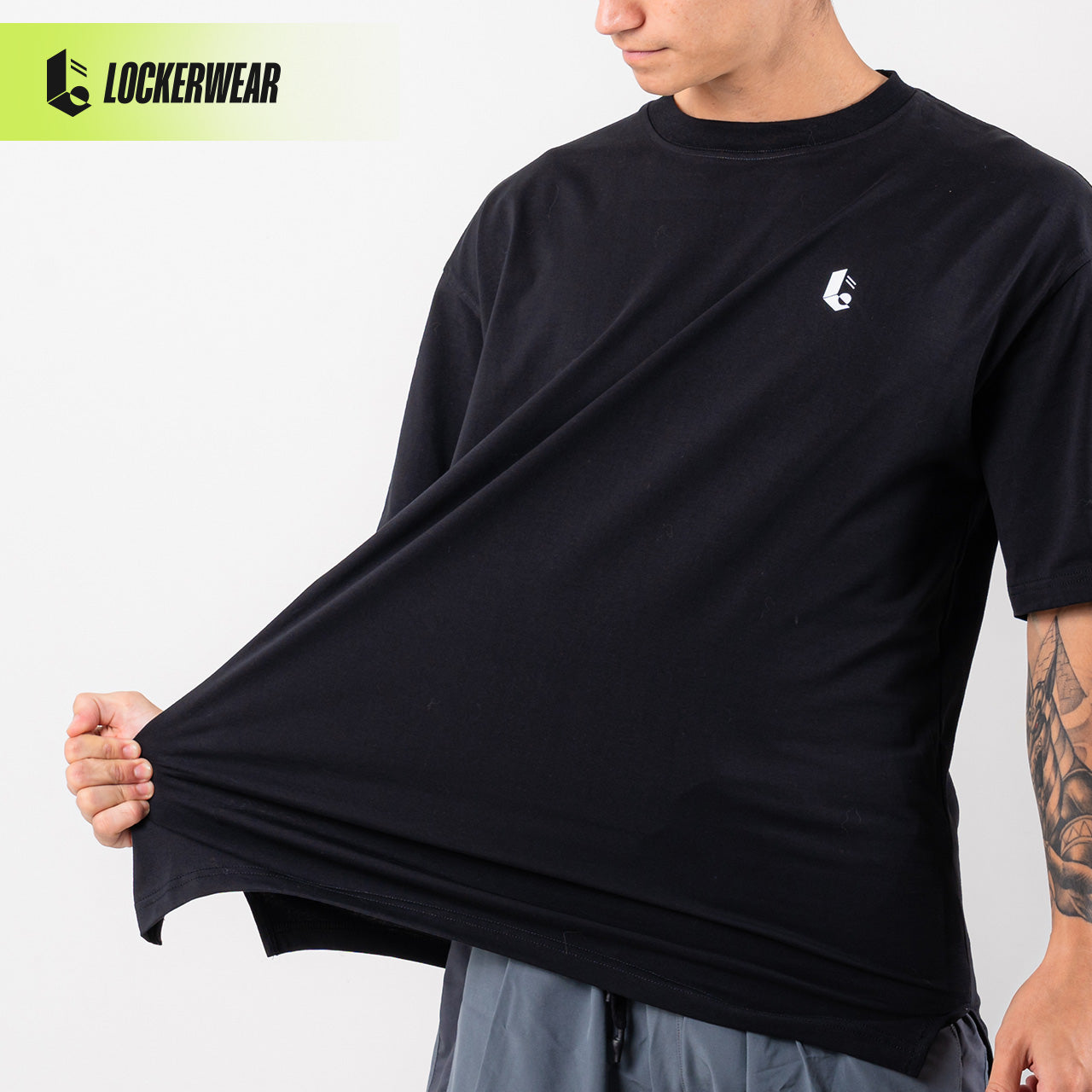 CottonFlex Oversized Tee - Black/White/Steel Blue/Navy/Grey/Red