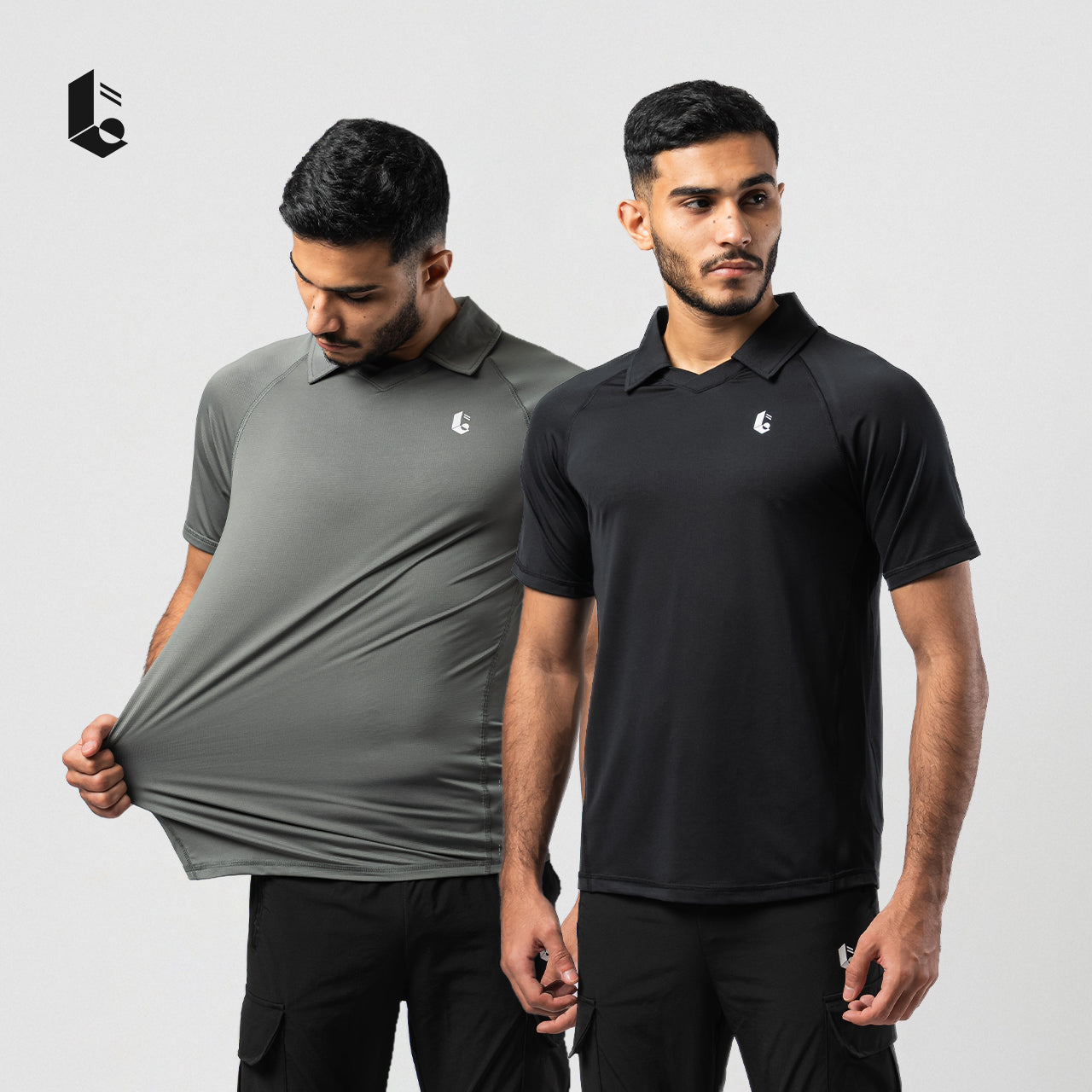 Essential Performance Polo Shirt - Black/Dark Grey/Steel Blue/Army