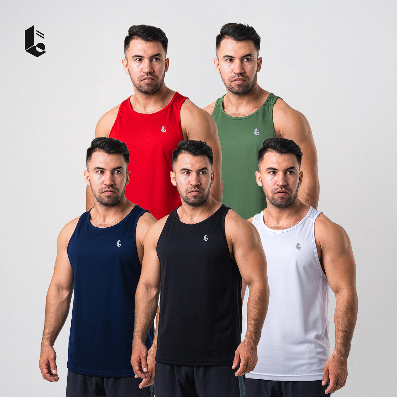 Aerolite Performance Tank - Black/White/Red/Army/Navy