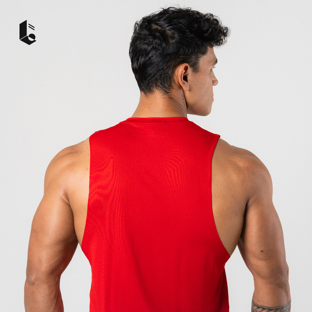 AeroLite Deep Cut Tank - Black/White/Red/Navy