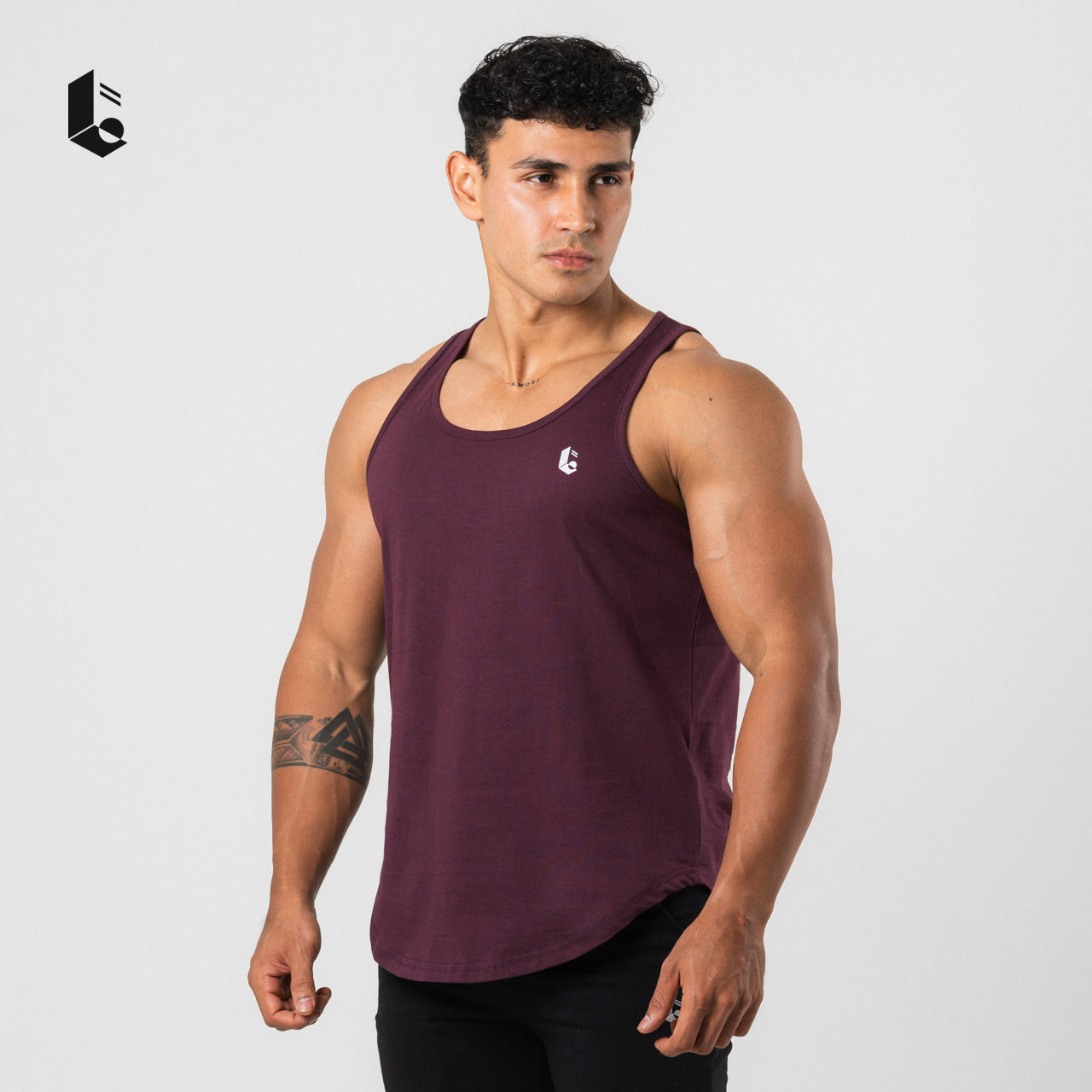 CottonLite Tank Top - Black/Broken White/Old Navy/Burgundy/Grey/Brown