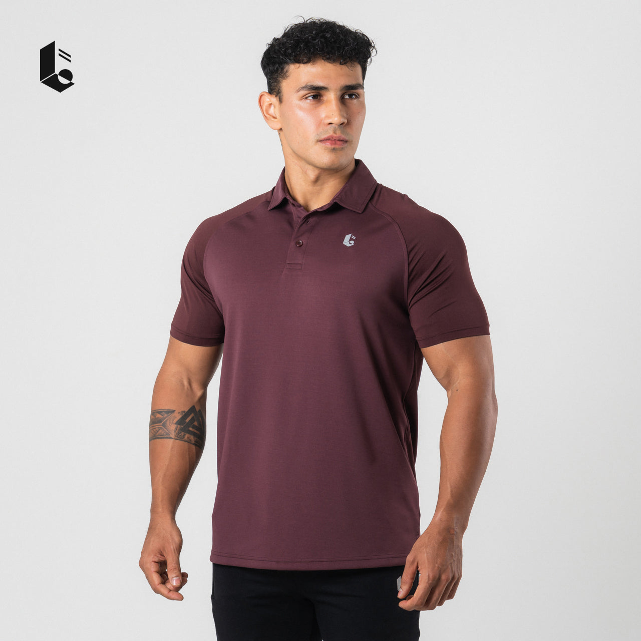 AeroLite Performance Polo Shirt - Black/White/Light Grey/Dark Grey/Burgundy/Navy/Army