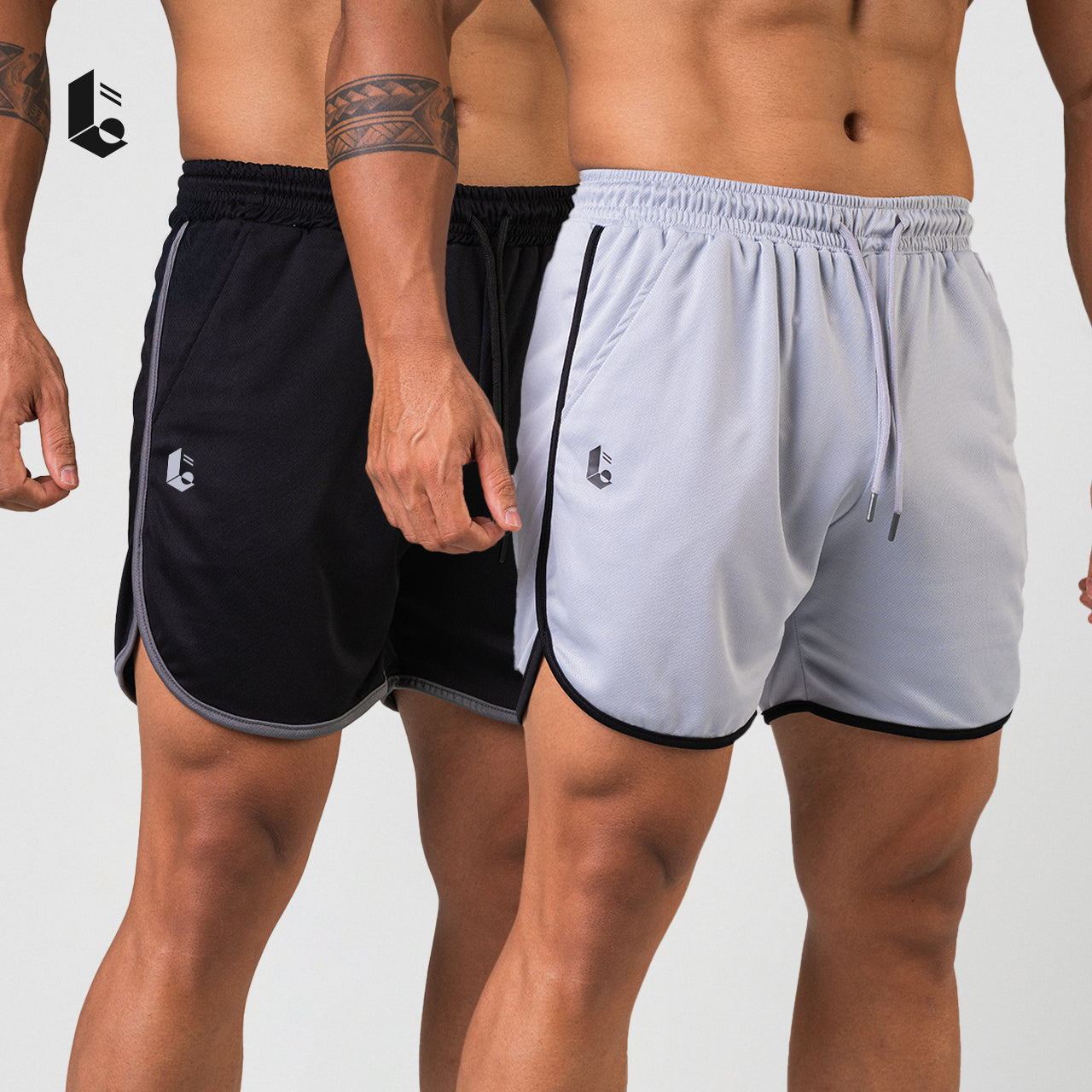 DryCore Short Pants - Black/Dark Grey/Light Grey/Navy