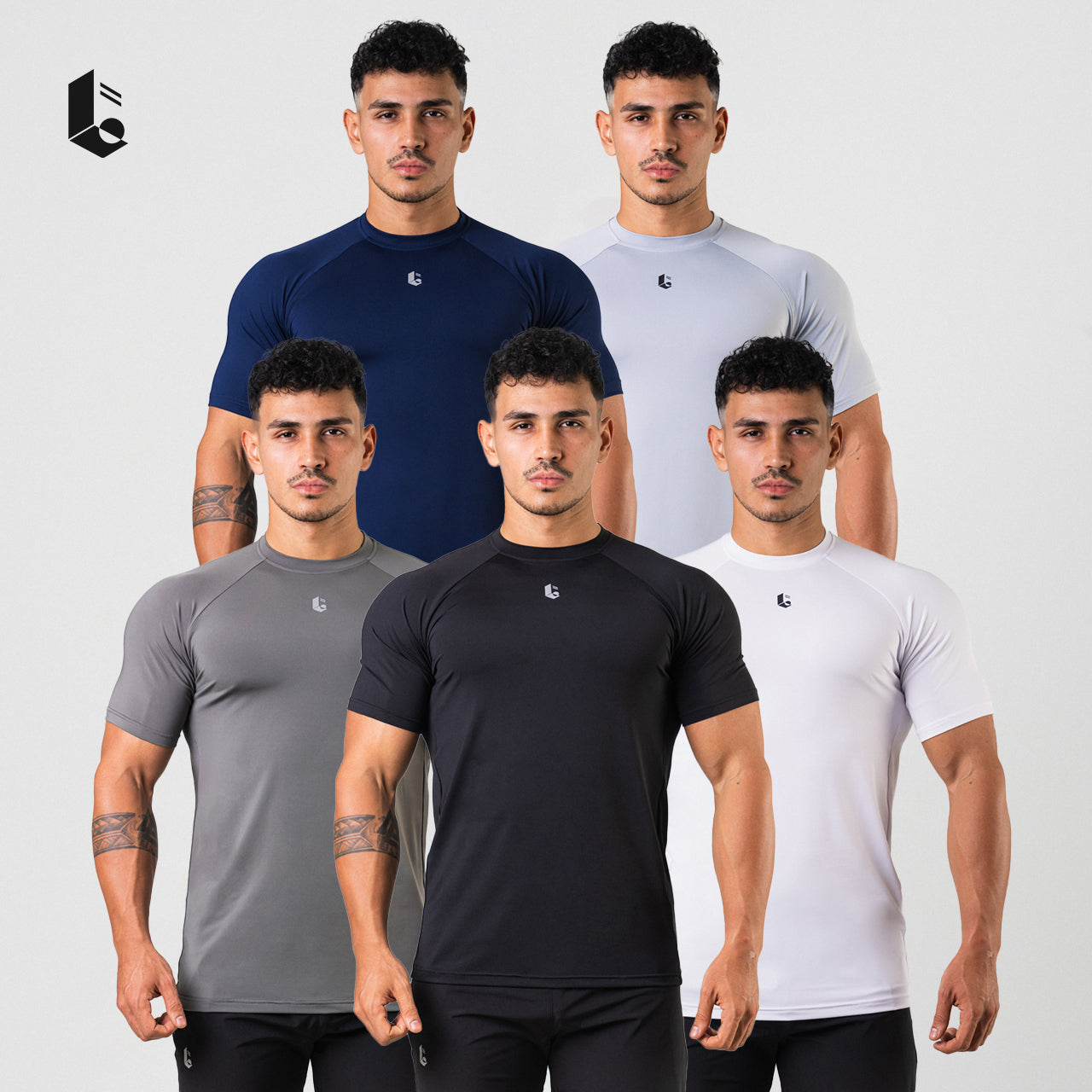 UltraFlex Performance Short Sleeve - Black/White/Light Grey/Dark Grey/Navy