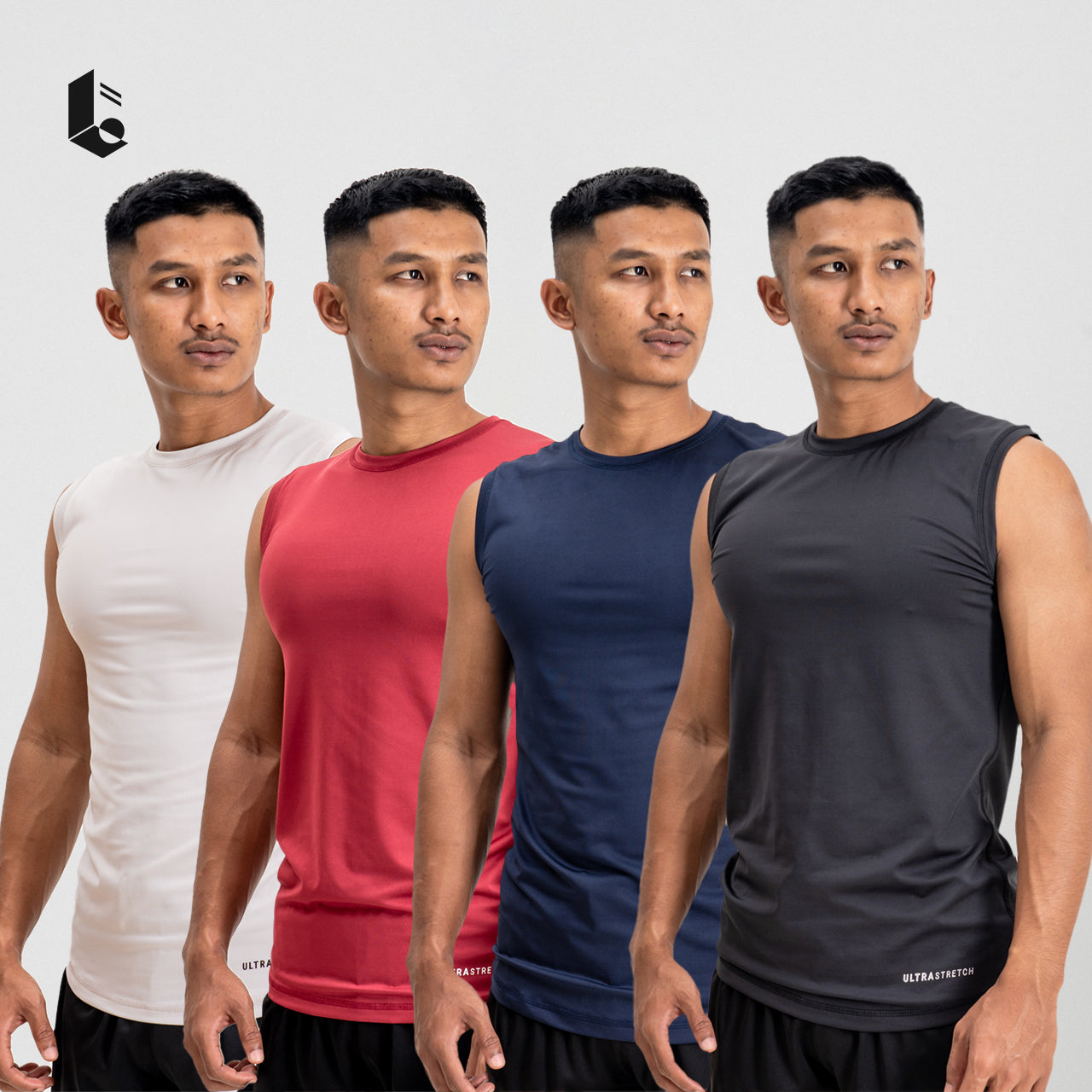 Prime-UltraStretch Tank Top - Black
