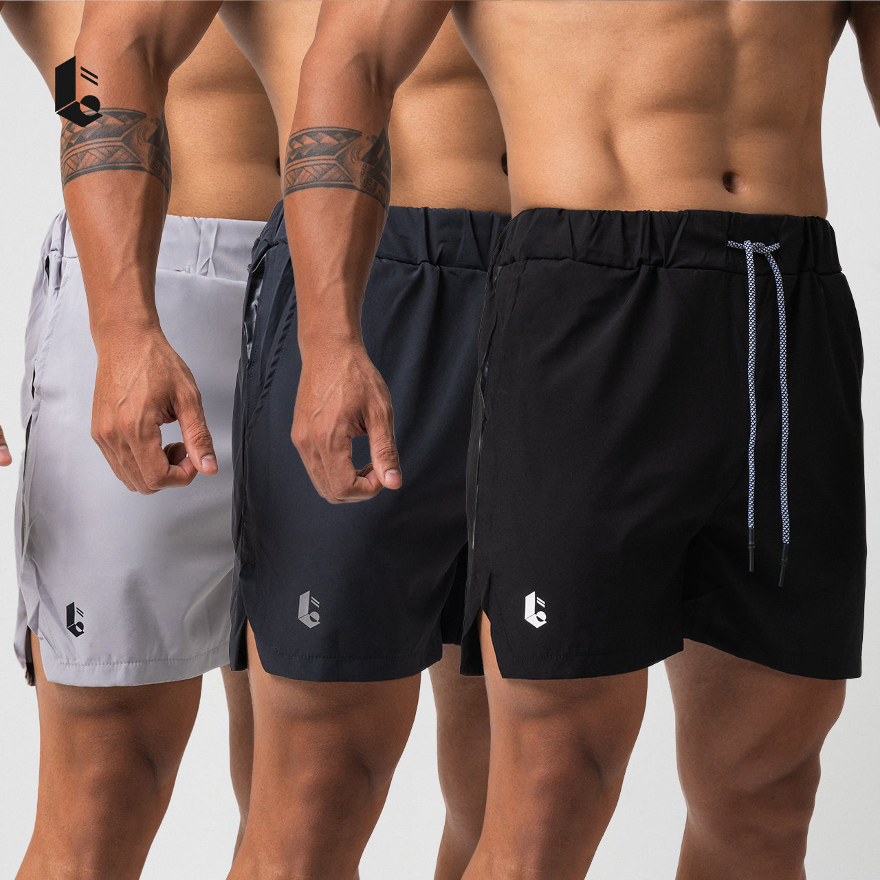 Lucid Short Pants - Black/Dark Grey/Light Grey/Navy/Maroon