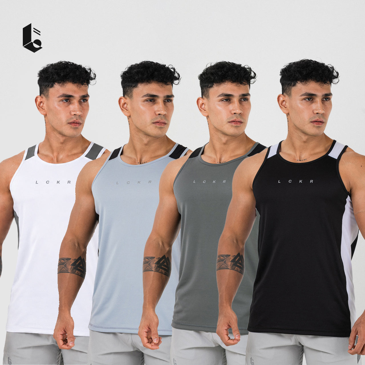 DualCore Mesh Tank Top - Monochrome