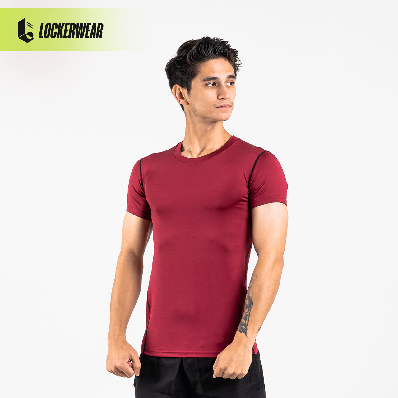 Ultrastretch Baselayer Short Sleeve - Navy/Maroon/Brown/Grey/Sage/Dark Green