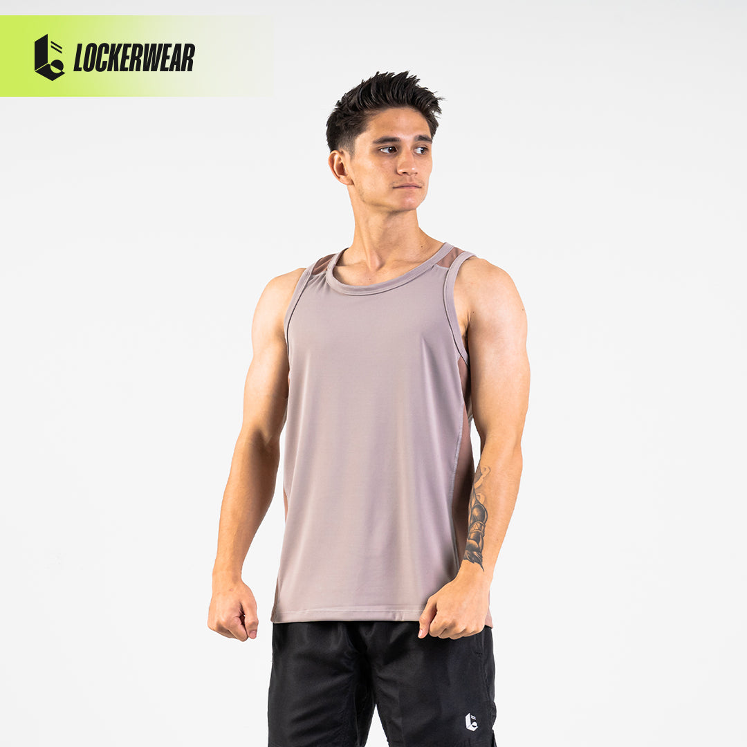 DualCore Stretch Tank Top - Purple/Cream/Olive/Camo