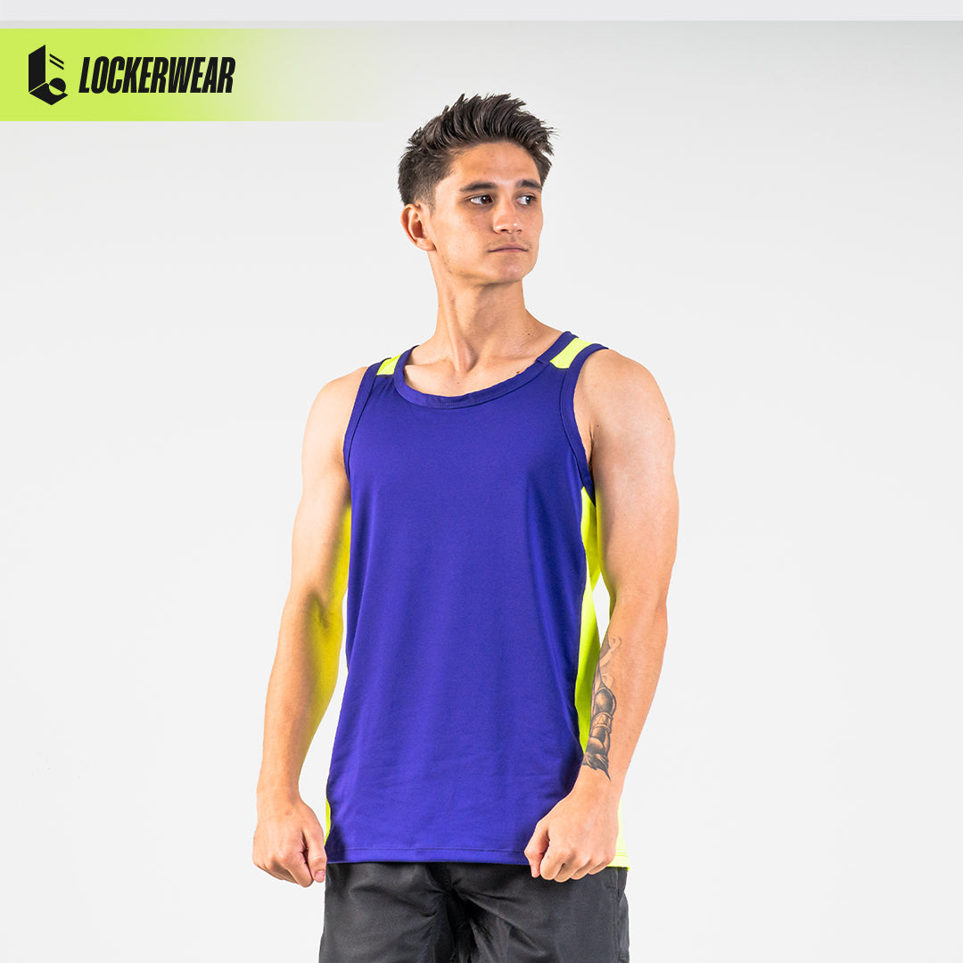 DualCore Stretch Tank Top - Purple/Cream/Olive/Camo