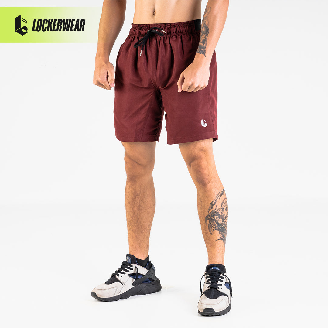 Micro-Lite Short Pants - Maroon/Black/Navy