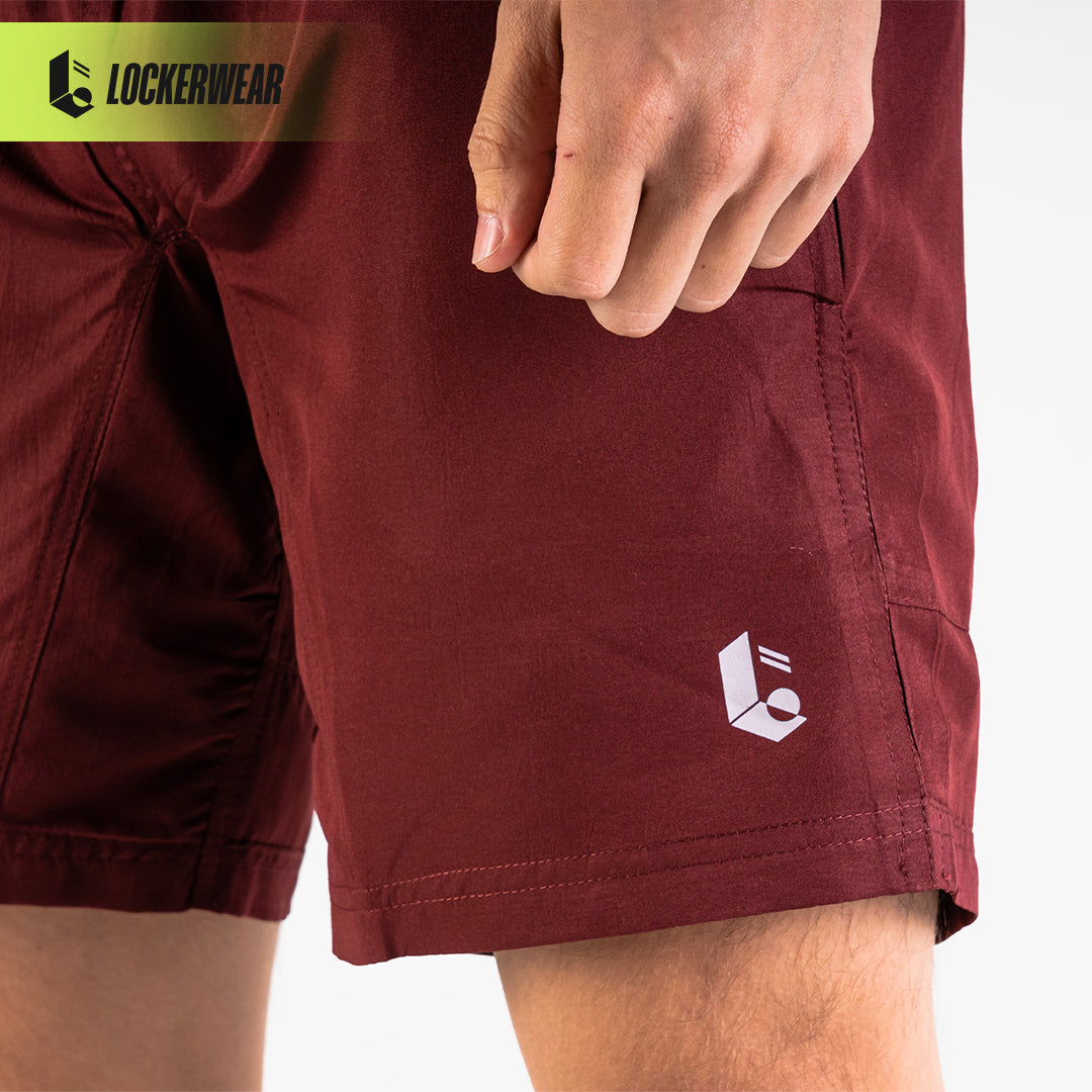 Micro-Lite Short Pants - Maroon/Black/Navy