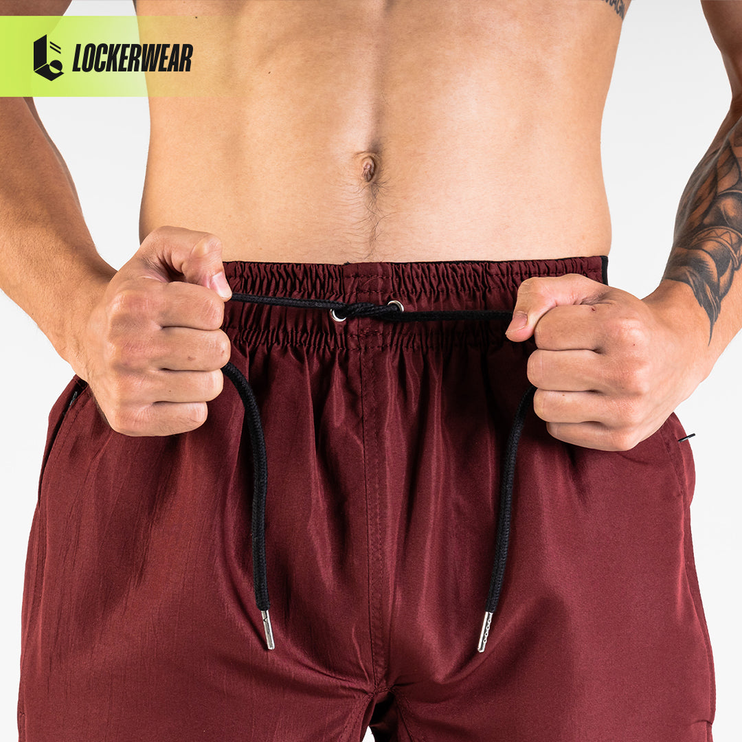 Micro-Lite Short Pants - Maroon/Black/Navy