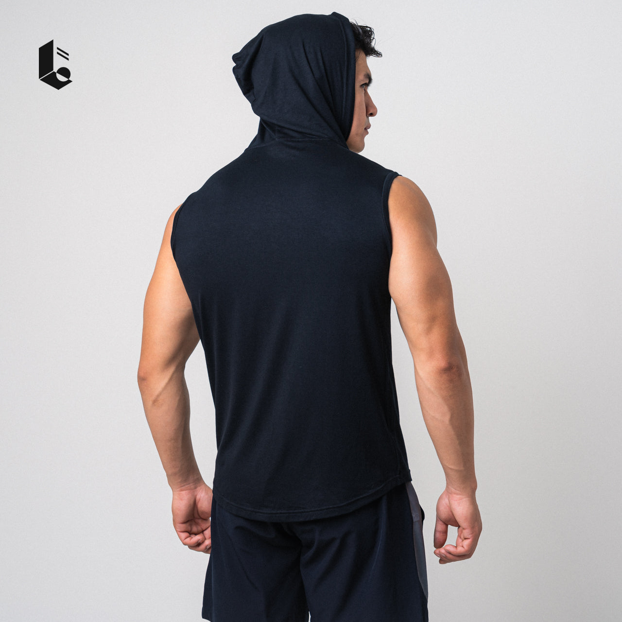 Hypercotton Hoodie Sleeveless - Monochrome