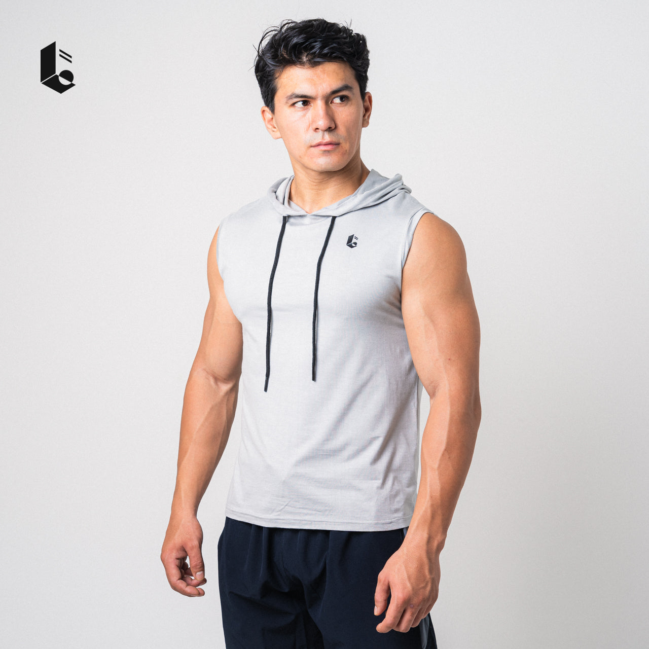 Hypercotton Hoodie Sleeveless - Monochrome